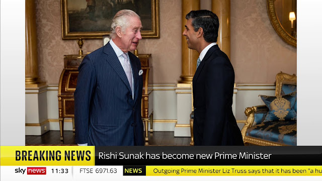 Sunak officially becomes UK PM after meeting King Charles, pledges to clean up mess left by Truss