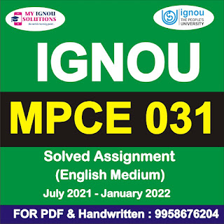 mpce 32; mpce-033; mpce 15; mpce 032; mpce-33; mpce 011 study material; mpce014; ignou mpce 013 study material