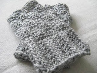 2. Tunisian Crochet Basketweave Wristwarmers