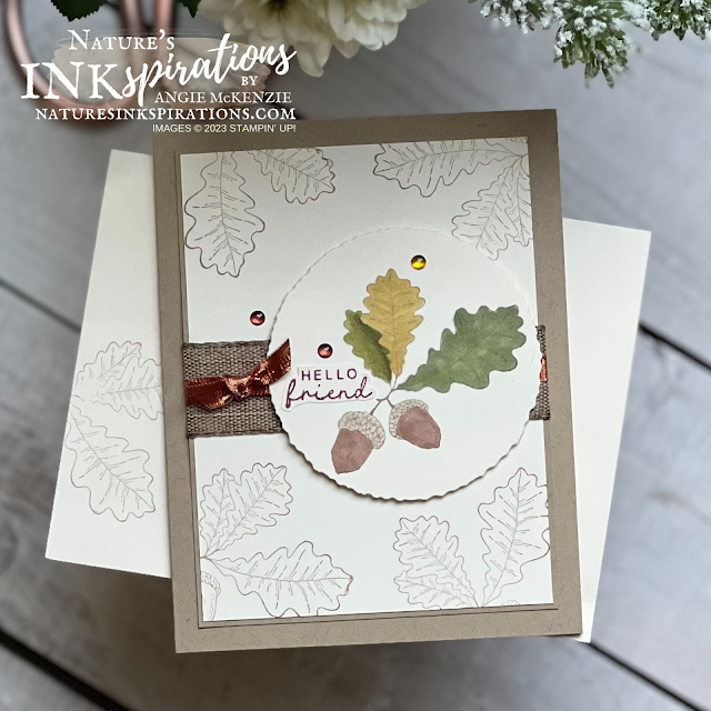 Stampin' Up! Fruitful Blessings card with envelope | Nature's INKspirations by Angie McKenzie