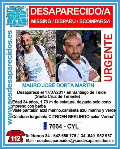 Mauro José Dorta, hombre desaparecido en Santiago del Teide, Tenerife