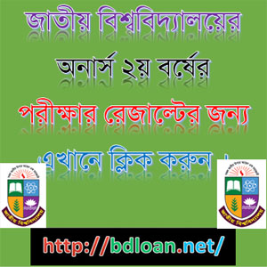 NU.EDU.BD Honours 2nd Year Result 2014