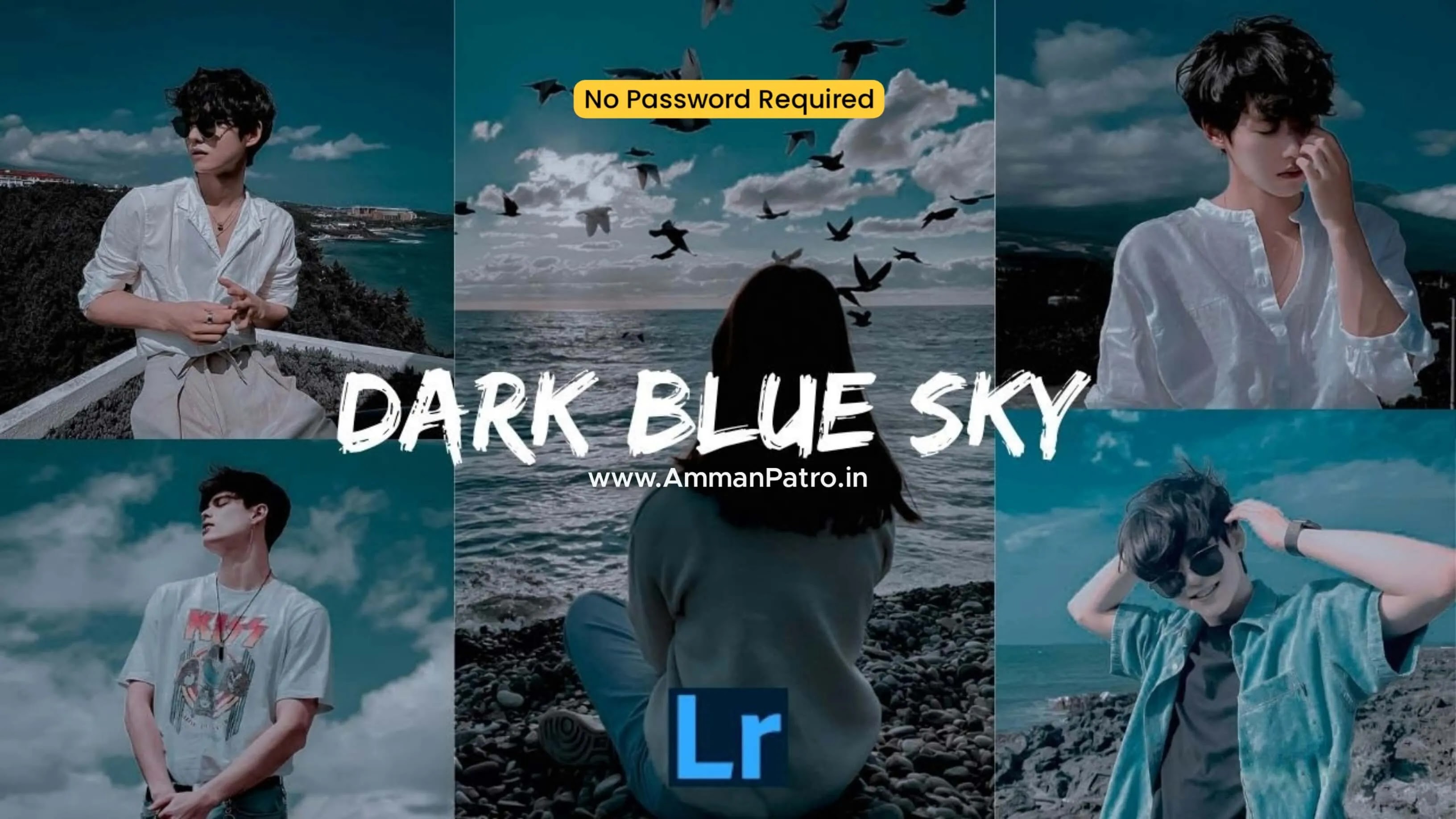 No Password - Dark Blue Sky Lightroom Presets FREE Download - Dark Blue Sky Free Lightroom Presets