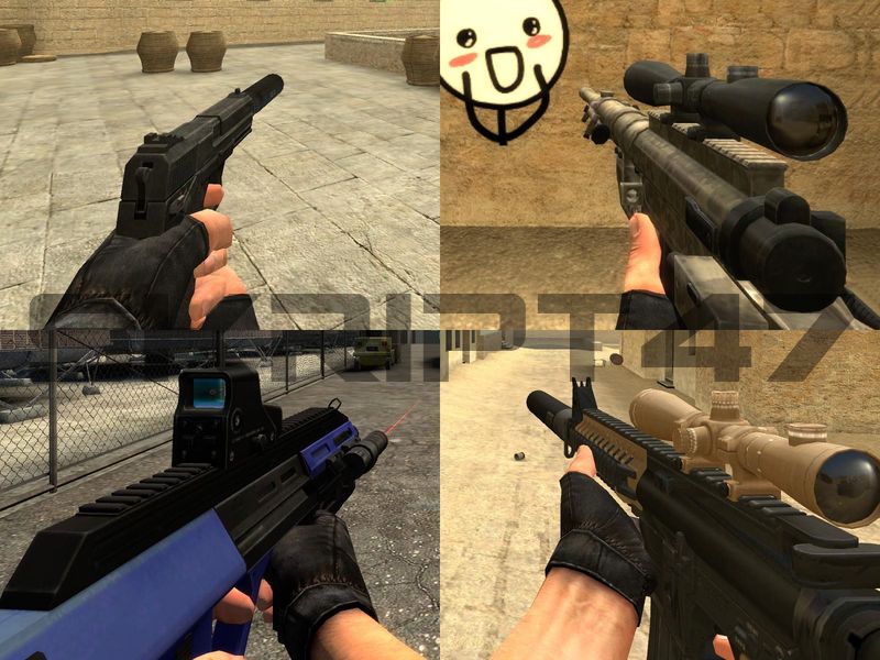 Point Blank Mod Gameplay, PB Weapons to Counter Strike Source