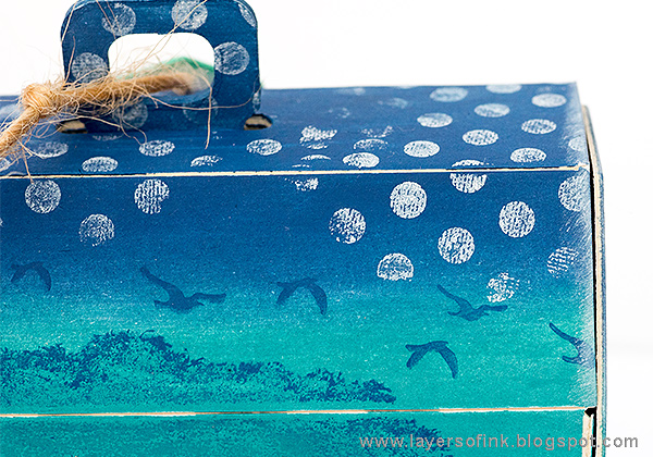 Layers of ink - Ombré Toolbox Tutorial by Anna-Karin with Eileen Hull Sizzix Toolbox die.