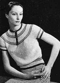 1930's Free Knitting Pattern