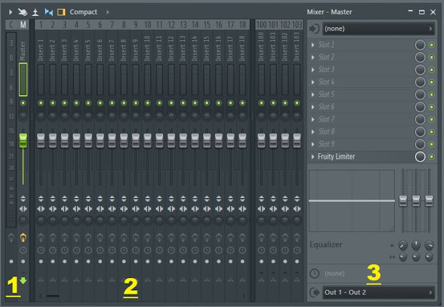 Микшер в FL Studio