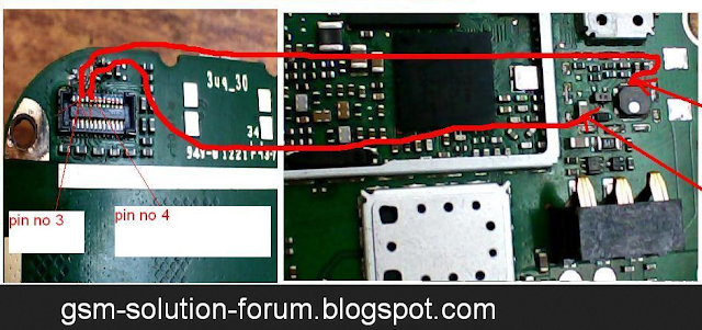 Nokia Asha 202 lcd light Jumper ways