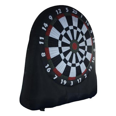 Giant Inflatable Soccer Dartboard, Lets You Aiming, Kicking Balls And Get Score Like Regular Game Of Darts