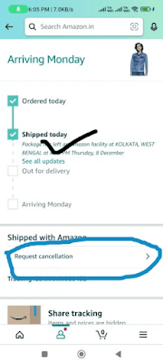 How do I cancel an order on amazon?