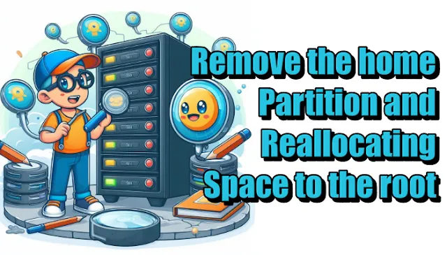 Remove the home Partition and Reallocating Space to the root