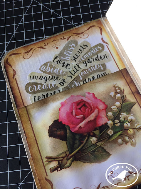 French Rose Junk Journal Tutorial-Part 3: Embellishing 