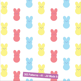 Easter Patterns:  Easter Bunny Peeps | Jill Made It