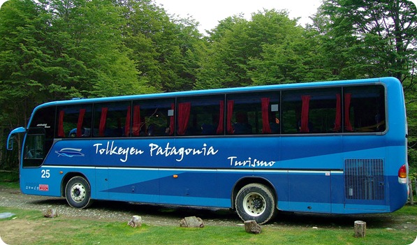 Ônibus da Tolkeyen Patagonia