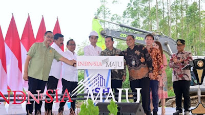 Jokowi "Groundbreaking" Pembangunan Hotel Bintang 3 dan Restoran Pertama di IKN