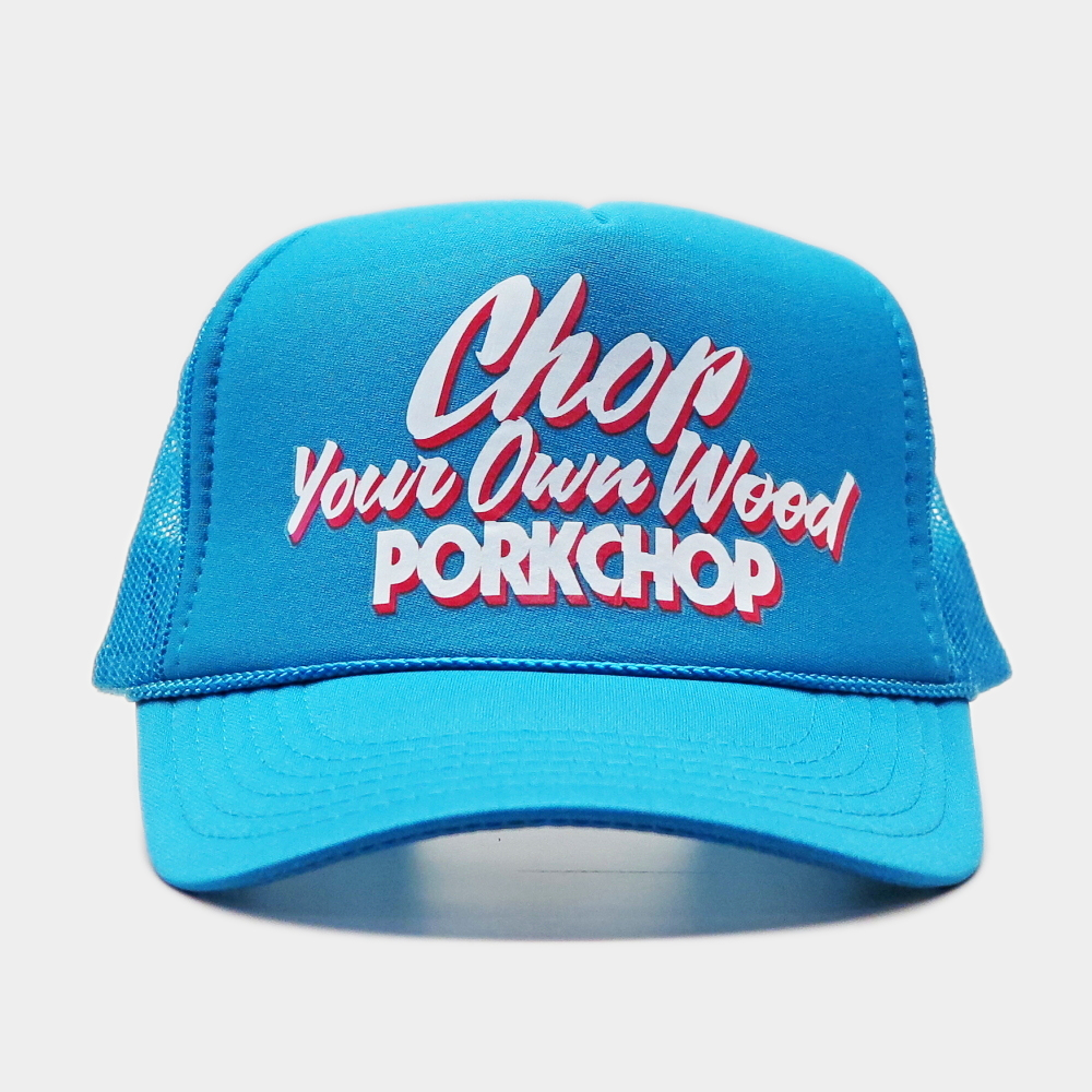 PORKCHOP GARAGE SUPPLY CHOP YOUR OWN WOOD MESH ポークチョップ メッシュキャップ TRUMPSCAP