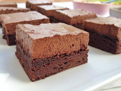 masakan mudah Choco Mousse Brownies