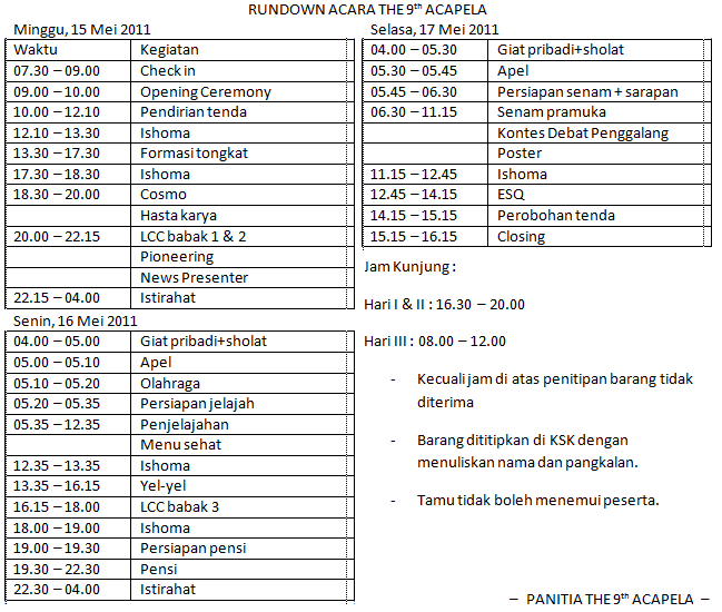 Maret 2011 Pramuka Smada