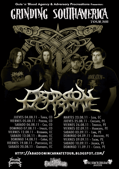 ABADDON INCARNATE TOUR