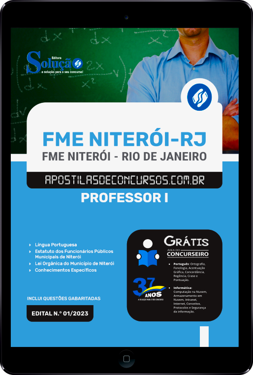 Apostila FME Niterói RJ 2024 PDF Download Professor I