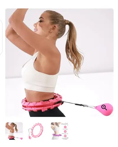 The Smart Weighted Hula Hoop: Quickly Lose Inches From Your Waist