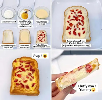 Resepi Strawberry Yogurt Bread