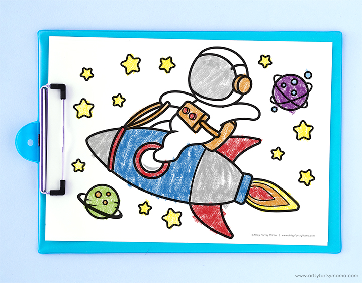 Free Printable Astronaut Coloring Pages