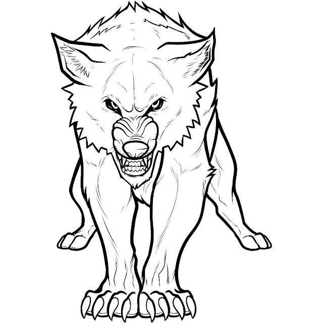 Wolf Coloring Pages Free Printable Pdf