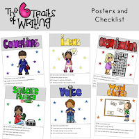  6 Traits of Writing Posters Kid Theme