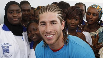  Sergio Ramos con nuevo look
