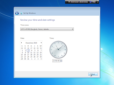 cara menginstal windows 7