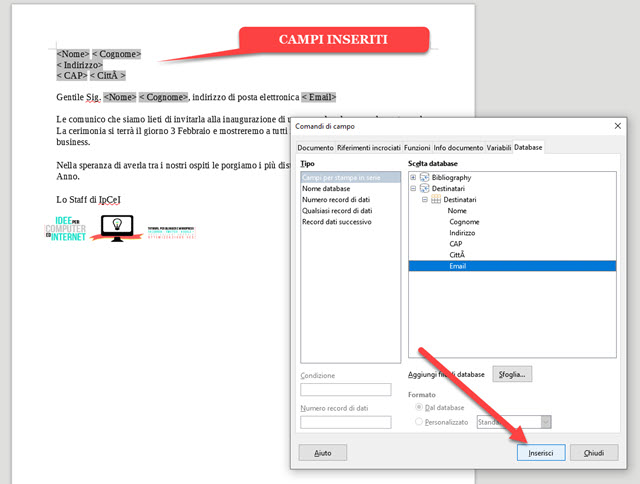 modello-lettera-campi-database