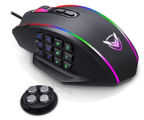 PICTEK RGB Optical Sensor 20 Programmable Gaming Mouse