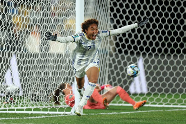 Sarina Bolden moment as she scores the Philippines' first ever goal