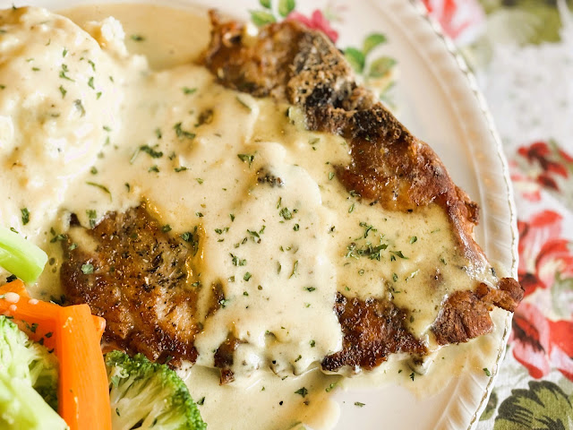 Pork Chops with Dijon Cream Sauce