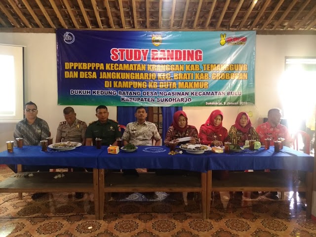 DESA NGASINAN TERIMA KUNJUNGAN STUDY BANDING KAMPUNG KB DARI GROBOGAN DAN TEMANGGUNG