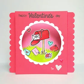 Sunny Studio Stamps: Sending My Love Valentine's Day card by Lenae.