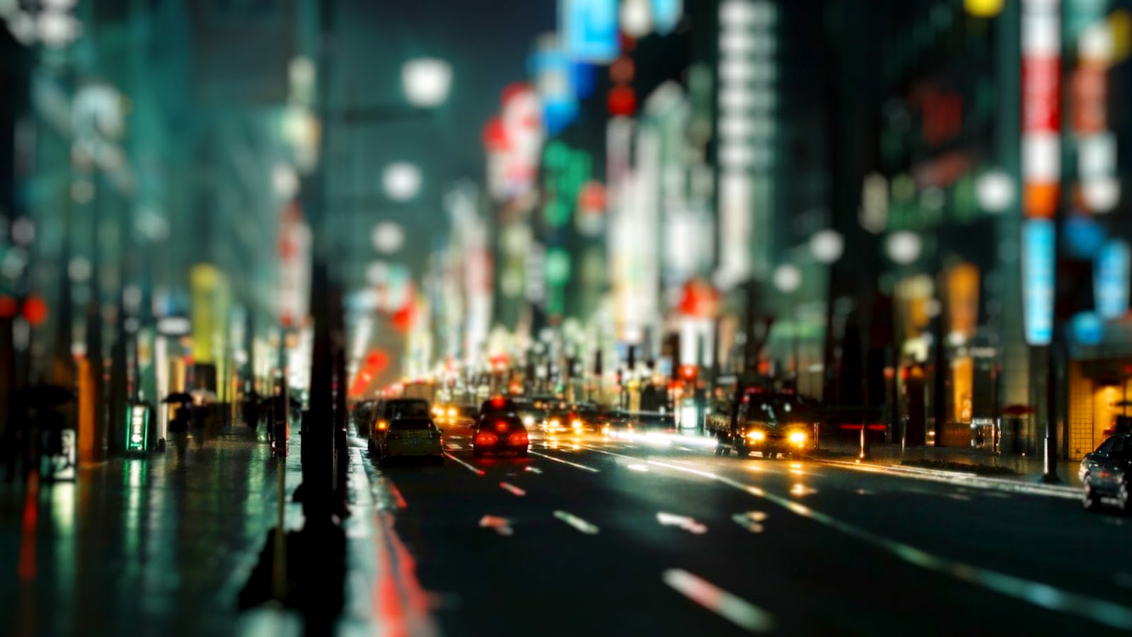 Blurred City Streets