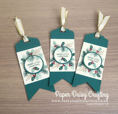 Peaceful Noel Christmas Gift Tags by Stampin' Up!