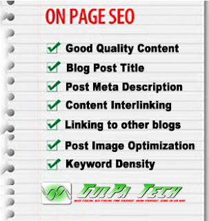 First Page of Search Engine Result for the ON PAGE SEO Techniques