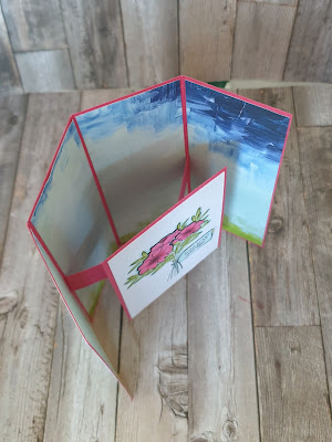 Amazing year stampin up fun fold bright card