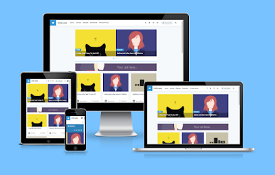 Responsive Blogger Template Galeria