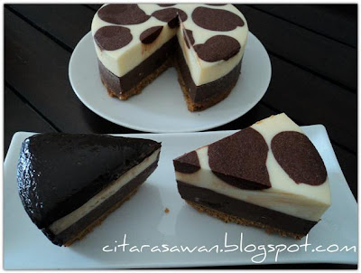 Chocolate Mousse Cheesecake ~ Resepi Terbaik