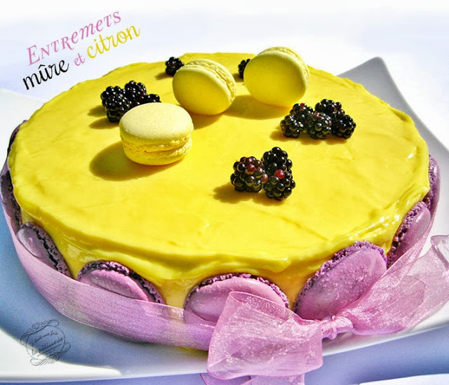 dessert : entremets mures et citron