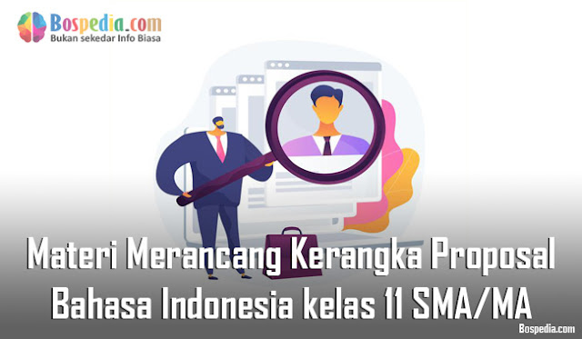 Materi Merancang Kerangka Proposal Mapel Bahasa Indonesia kelas 11 SMA/MA