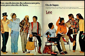 lee. moda anos 70; propaganda anos 70; história da década de 70; reclames anos 70; brazil in the 70s; Oswaldo Hernandez 