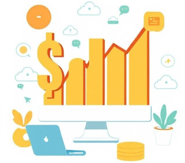 Graph showing average digital marketing salary trends and projections for 2025.