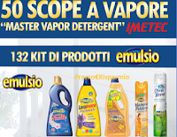 Logo Vinci 132 kit Emulsio e 50 scope a vapore Imetec