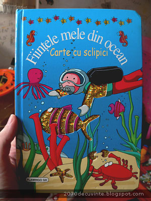 Fiinţele mele din ocean. Carte cu sclipici (Flamingo GD)