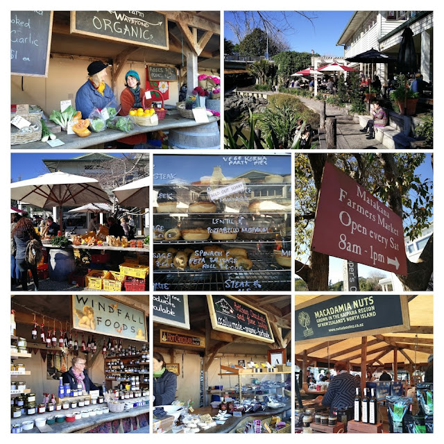 Photos du marché de Matakana région d'Auckland Nouvelle-Zélande